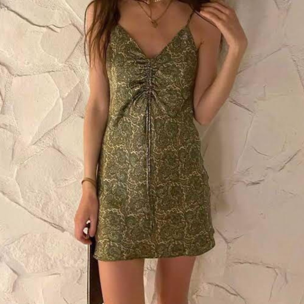 Mini slip dress